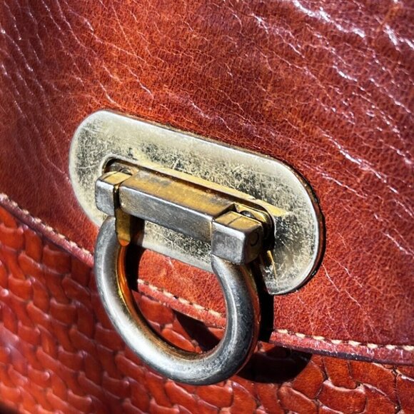 Vintage Furla Leather Crossbody Brown - Picture 6 of 6